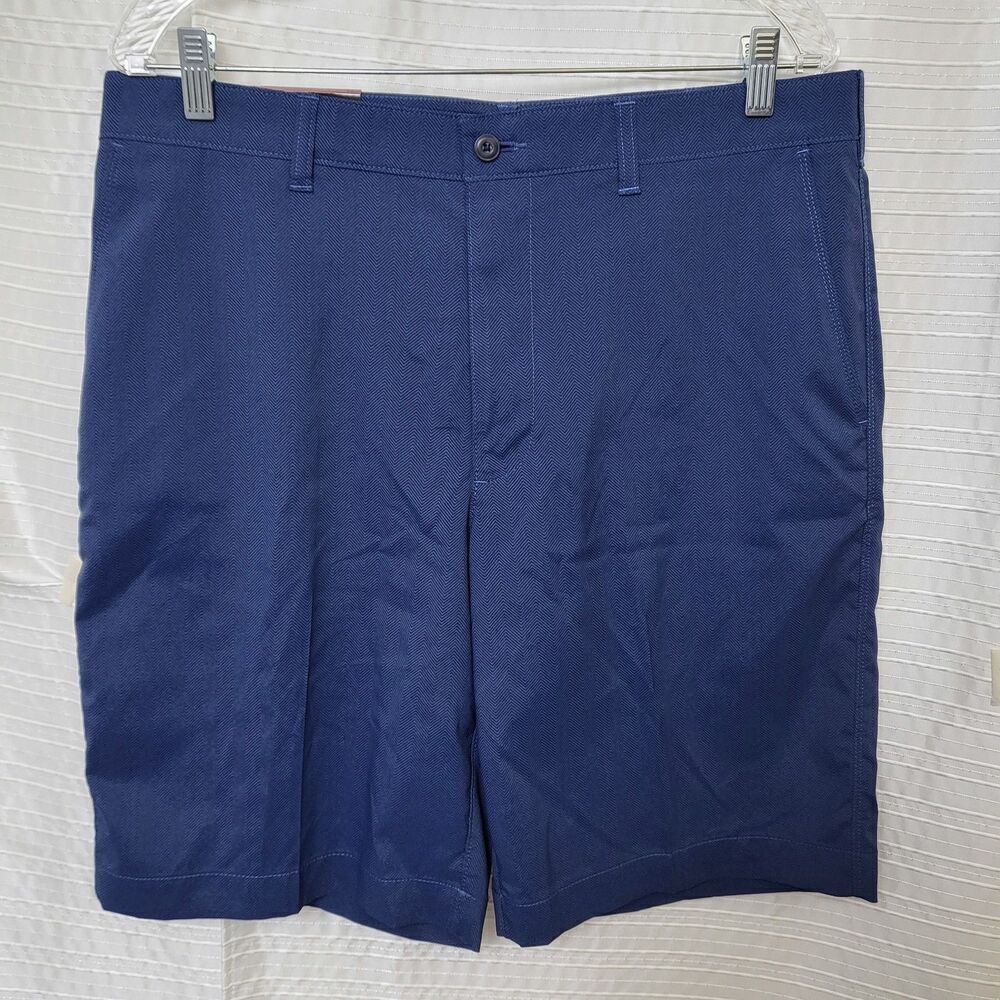 PGA Tour MotionFlux 360 Golf Shorts Peacoat Blue Stretch Performance Men's 34